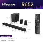 Hisense R652 5 1ch 440w Soundbar Dolby Atmos Wireless Subwoofer Bluetooth