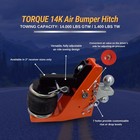 Torque Air Ride Hitch With Silver Combo Ball Mount     2    2-5 16  Balls  Fits 2 