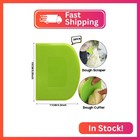 Surdoca Dough Scraper Bench Scraper - 3p 5 9x4 3  Plastic Flexible Bowl Scraper 