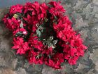 Large Assortment Of Articial Silk Christmas Poinsettia s Flower Fake Christmas