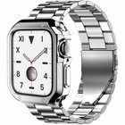 For Apple Watch Series 10 9 8 Stainless Steel Band Strap tpu Case 7 6 5 4 3 2 Se