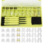 Eyeglass Nose Pads Replacement 24 Pairs Screw-in Glasses Repair Kit Magnetic