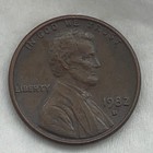 Rare 1982 D Penny Weighing 3 12g 