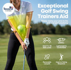 The Connector Golf Training Aid  Upgraded Golf Swing Trainer For Posture Correct