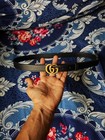 Gucci Gg Slim Skinny Marmont Thin Belt Black Wid 0 8  Sz 90cm For Us 32-34 Waist