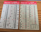 Vintage L s Starrett Precision Tools Decimal Equivalents   Tap Drill Sizes Chart