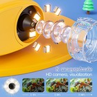 Microscope For Kids - 1000x Kids Handheld Pocket Microscope With 4k Ips Scree   