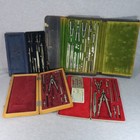 Vtg Drafting Tool Sets Lot By Dietzgen  C f  Pease  Technical  Etc