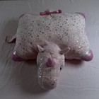 Pillow Pets Sparkly Pink Unicorn Stuffed Animal Plush Toy Cuddle Nap-time Clean