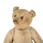 Rare Steiff Teddy Bear Pre-1926 Blond Mohair Button Long F Press Voice 32cm