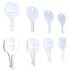 Lot Of 8 Square D Nsr251 Replacement Panel Key For Nq   Nf Panel Boards