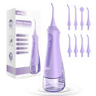 Sejoy Cordless Water Flosser Dental Oral Irrigator Floss Teeth Cleaner 8jet Tips