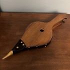 Handcrafted Wooden Vintage Fireplace Bellows Wood   Leather Design By Beard   