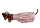 Hot Diggity Princess Weiner Dachshund Figurine Pink Dress Crown Westland Novelty