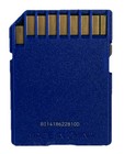 Sandisk 8gb Sdhc Flash Memory Card Wiped Clean Blue Ready To Use