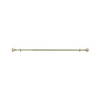 Stylewell Curtain Rod Kit 66   120  Champagne Geometric Finials     Dia