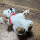 2 Vtg  Theresa s Bear World Of Miniature Bears Tiny Jointed White Purple Teddy