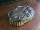 Antique Art Nouveau Silver Plate Vanity Brush