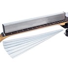 Premium Guitar Neck Fret Beam Leveling Bar Luthier Tool Set With 6pcs Sandpaper