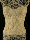 Monique Lhuillier Wedding Dress Bridal Accessory 8 Shrug Bolero Ivory Lace  2200