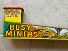 1930s Marx Wind Up Busy Miners Tin Toy Vintage Works No Cart Great Litho  870
