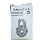 New Master 1525 Stainless Steel Combination Lock   Made In Usa   Free Shipping