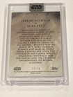 Jeremy Bulloch As Boba Fett 2018 Topps Star Wars Stellar Autograph Card Auto  40
