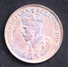 1917 Newfoundland Silver Quarter 25 Twenty Five Cent Piece King Edward V Au