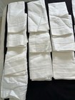 Vintage Set Of  20 10 Placemats With 10 Matching Napkins Hemstitched Fine Linen