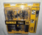 New Dewalt Dwaumf60set Maxfit Ultra 60 Pc Screwdriving Bit Set 1 4 In  Hex Steel