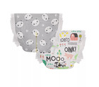 The Honest Company Clean Conscious Diapers Size 2     72 Ct Tummy Timer
