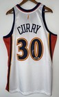 Stephen Curry Signed Warriors Mitchell   Ness Authentic Rookie Jersey Usasm Bas