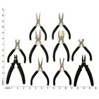 10-piece Jewelry Pliers Set Making Tools Black