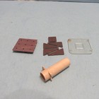 4 Vintage Cracker Jack Plastic Game Puzzle Whistle Premium Prize