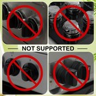 Stove Knob Safety Covers  For Diameter Less Than Black Color Model 1