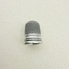 Antique Sterling Silver Size 7 Scrollwork Design Thimble Sewing Collectible
