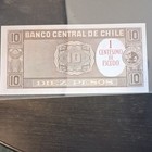 Chile 10 Pesos Banknote Banco Central De Chile Uncertified Ungraded