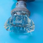 Vintage Antique Glass Crystal And  Cargents   Co Latch 