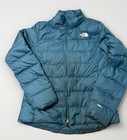 Womens The North Face Flare Minoqua Puffer Insulated 550-down Jacket M Blue Moss