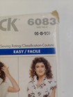 Butterick 6083 Dress Slim Flare Skirt Sewing Pattern Ladies 6 8 10 Uc Easy Vtg