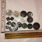 Antique Lot Of Unique Carved Buttons Some Matching Iridescent