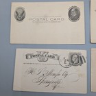Lot 8 Us Postal Cards 1883-1905 Blank   Used Posted Fancy Cancel Bank Ux 18 5 12