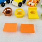 Large Lot 30 Pieces Vintage Fisher Price Little People Furniture Cars Set