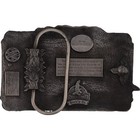 Steam Locomotive 4-4-0 Train Railroad Freight Passenger 80s Vintage Belt Buckle