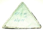 Original 1950 s Bullion On Wool Rok Army Training Center Patch