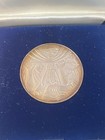 1978 Iraq Silver Medal Revolution Anniversary Central Bank Of Iraq Case Rare