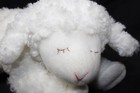 Baby Lamb Gund Winky White Plush Rattle 058133 Small Sheep Soft 8    Fluffy