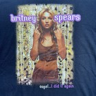 Vintage Y2k 2000s Britney Spears T Shirt Oops I Did It Again Tour Adult Large