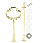 2 3 Tier Cake Plate Stand Cupcake Fittings Silver Golden Wedding Party No Plate