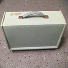 Vintage Singer Sewing Machine Model 348 Robin Egg Blue With Pedal Case Tested